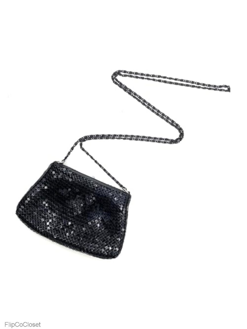 Vintage Metal Mesh Mini Crossbody Purse with Chain, Card & Coin Holder, Small